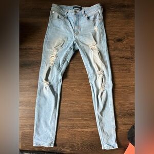 Aeropostale Women’s High Rise Light Blue Denim Jeggings